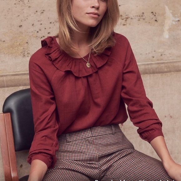 Sezane Tops - Sezane Celie Blouse 4 New